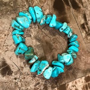Boho Turquoise stone bracelet